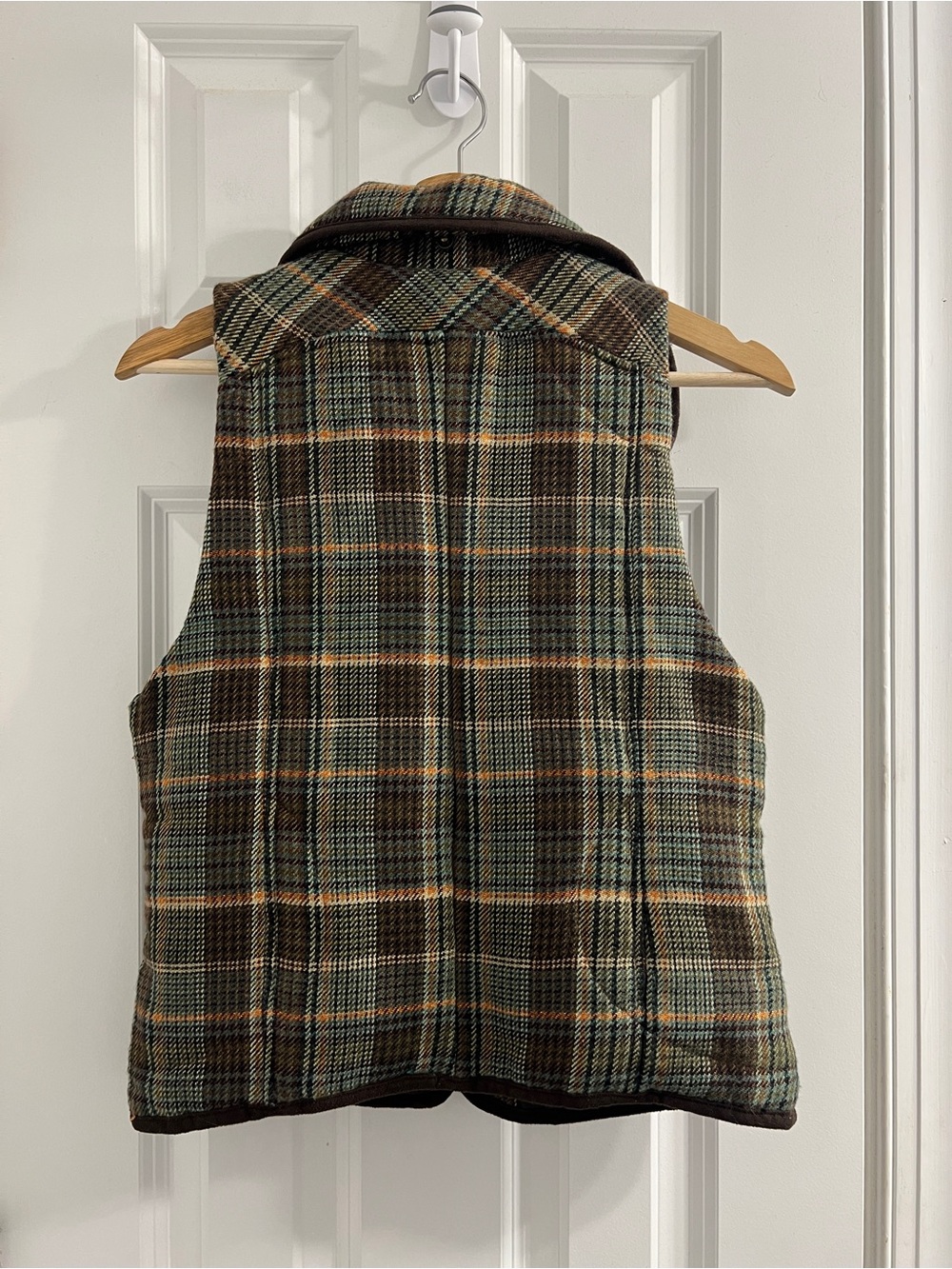 BB Dakota Classic Academia Plaid Quilted Vest- XS/S - Picture 3 of 15
